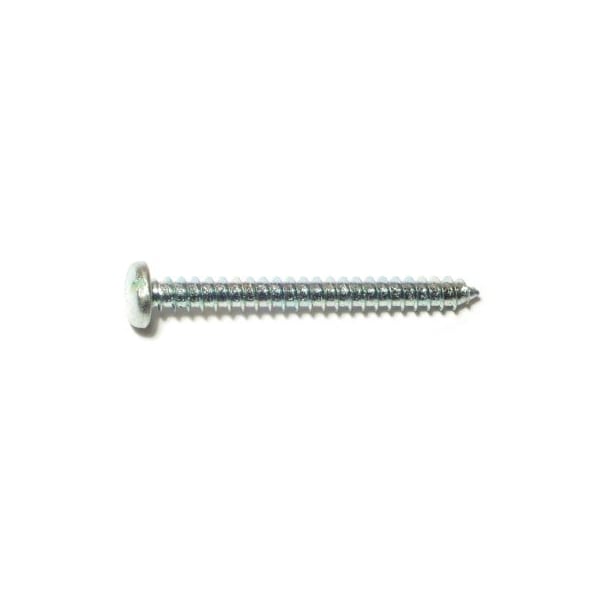 Midwest Fastener Sheet Metal Screw, #14 x 2-1/2 in, Zinc Plated Steel Pan Head Slotted Drive, 15 PK 60807 - main